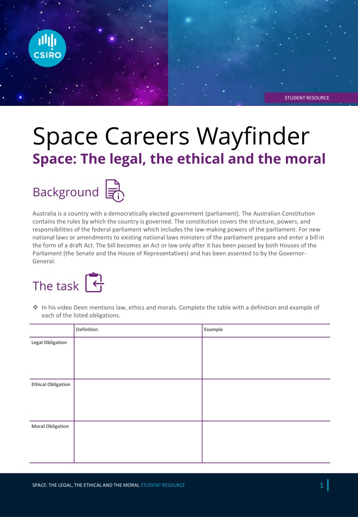 student resource