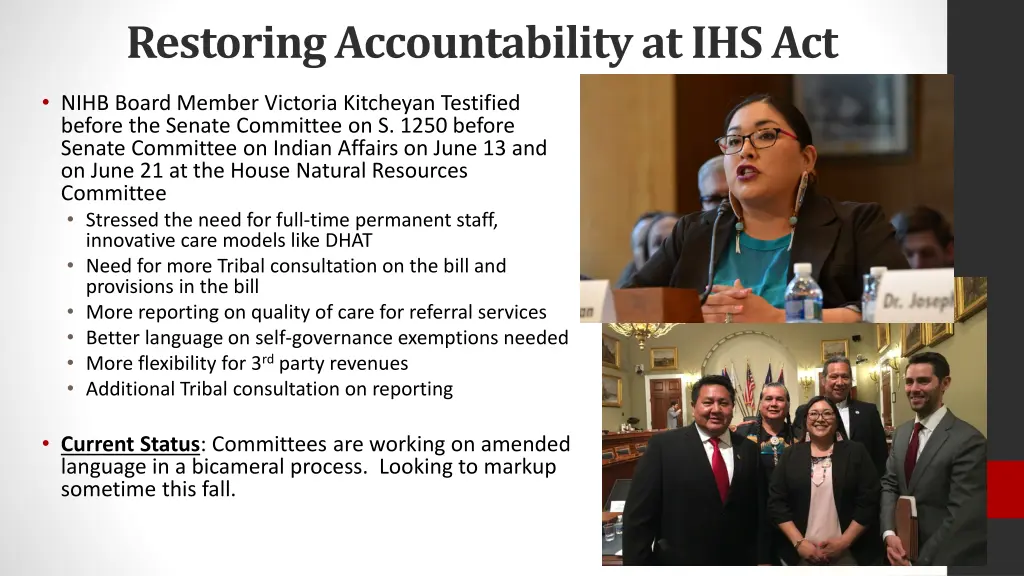restoring accountability at ihs act