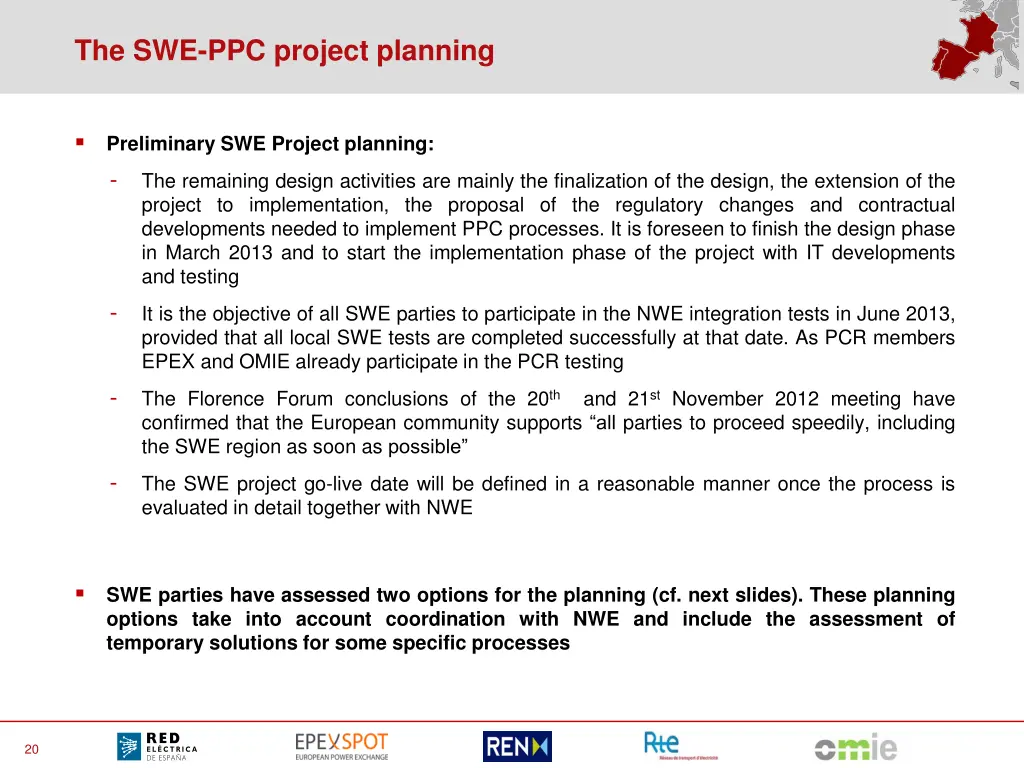 the swe ppc project planning