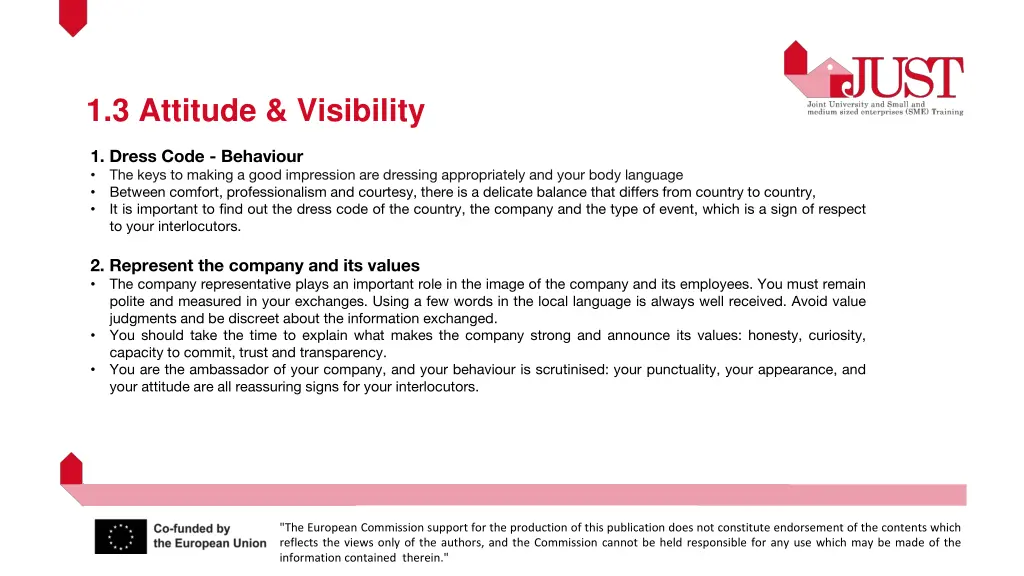 1 3 attitude visibility