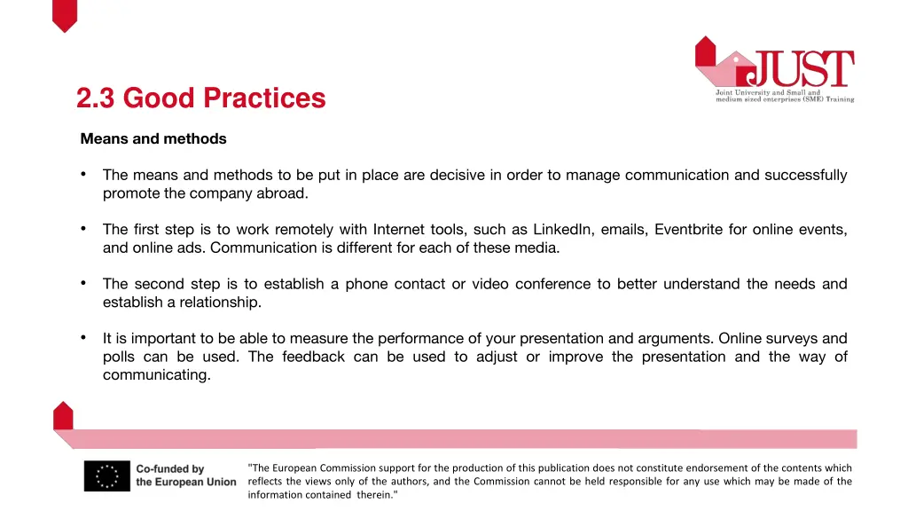 2 3 good practices 1