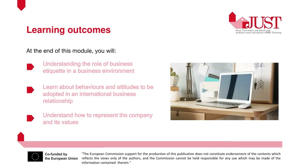 learning outcomes
