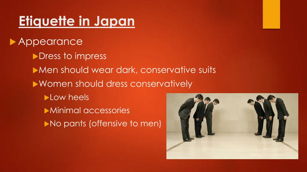 etiquette in japan