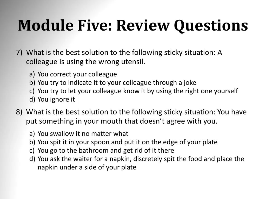 module five review questions 3