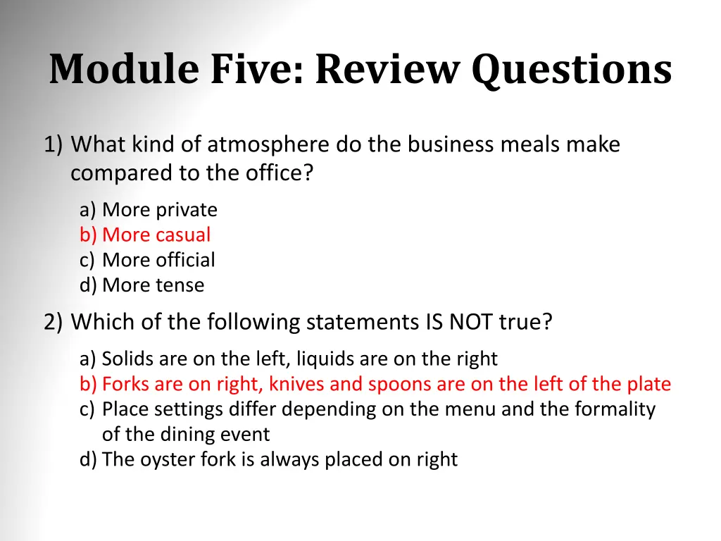 module five review questions 4