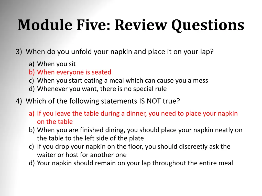 module five review questions 5