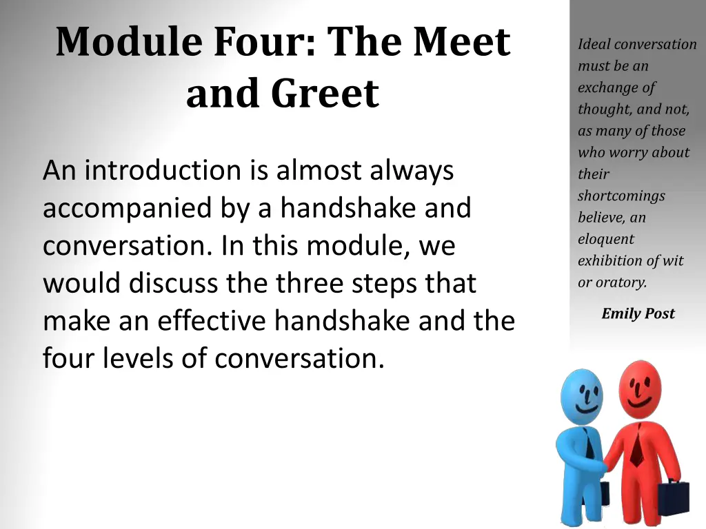 module four the meet and greet