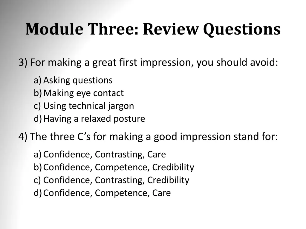 module three review questions 1