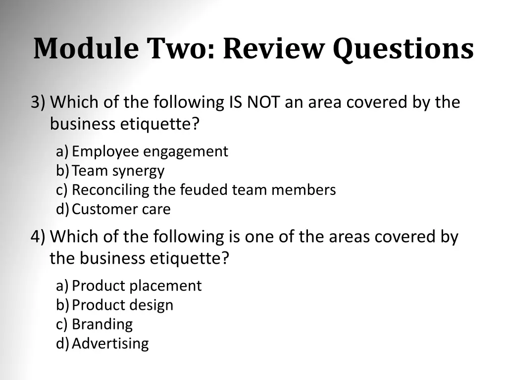 module two review questions 1