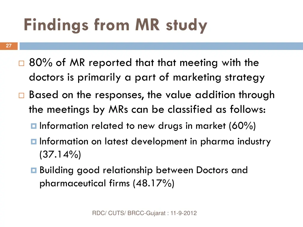 findings from mr study