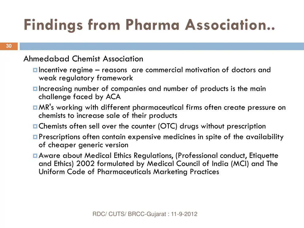 findings from pharma association 1