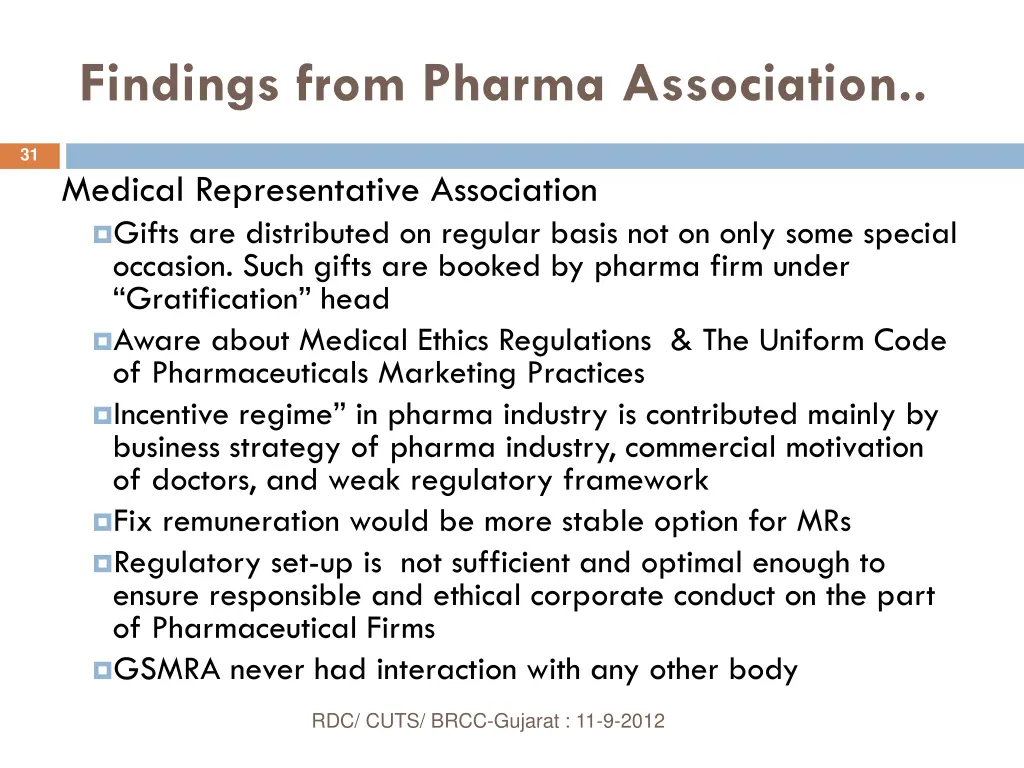 findings from pharma association 2
