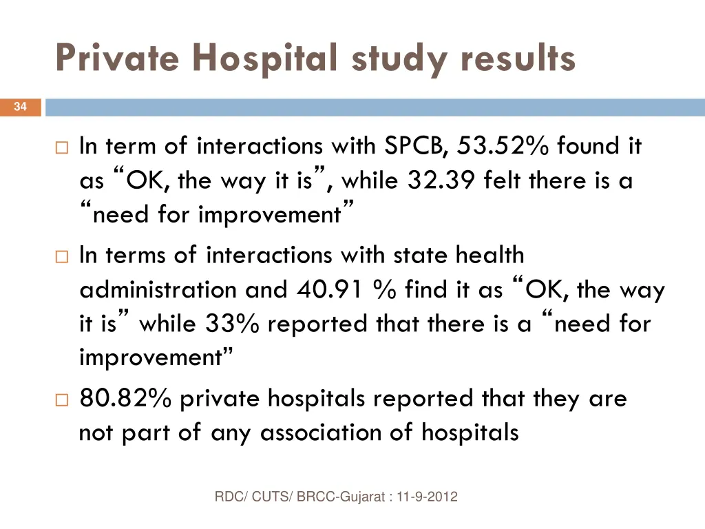private hospital study results 1