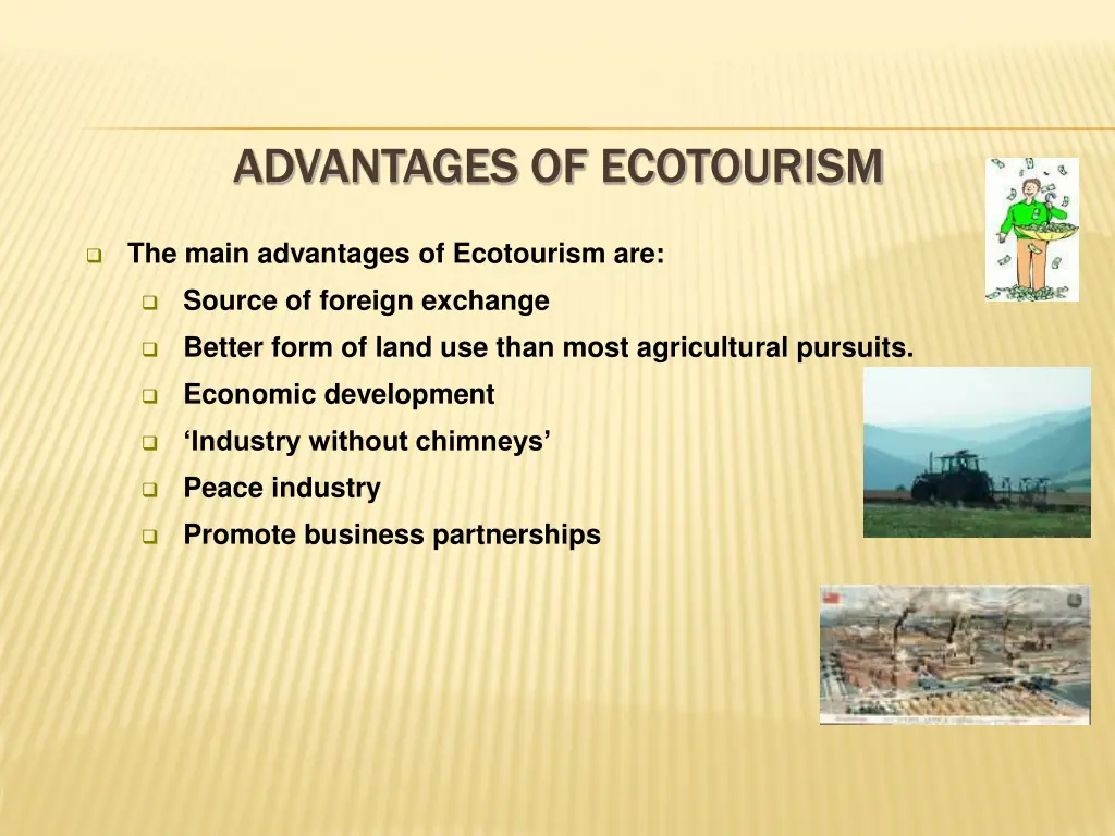 advantages of ecotourism
