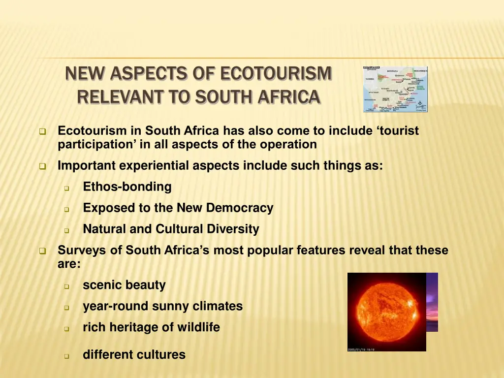 new aspects of ecotourism relevant to south africa