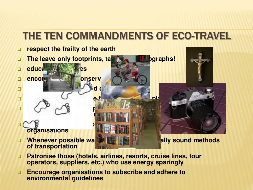 the ten commandments of eco travel