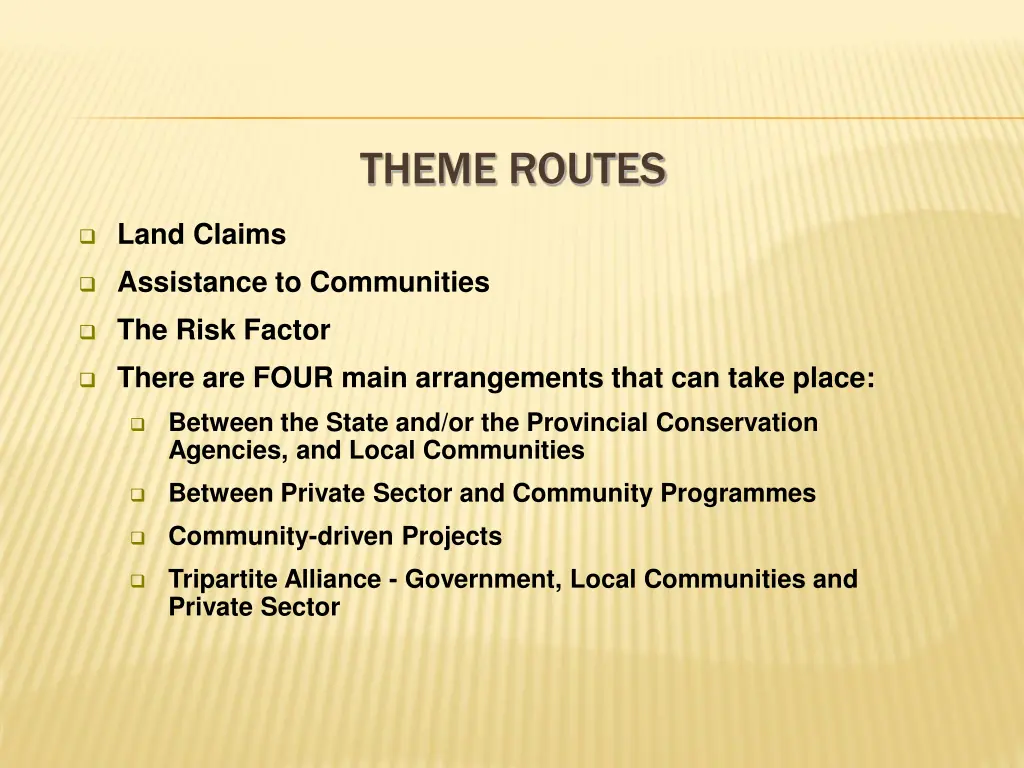 theme routes