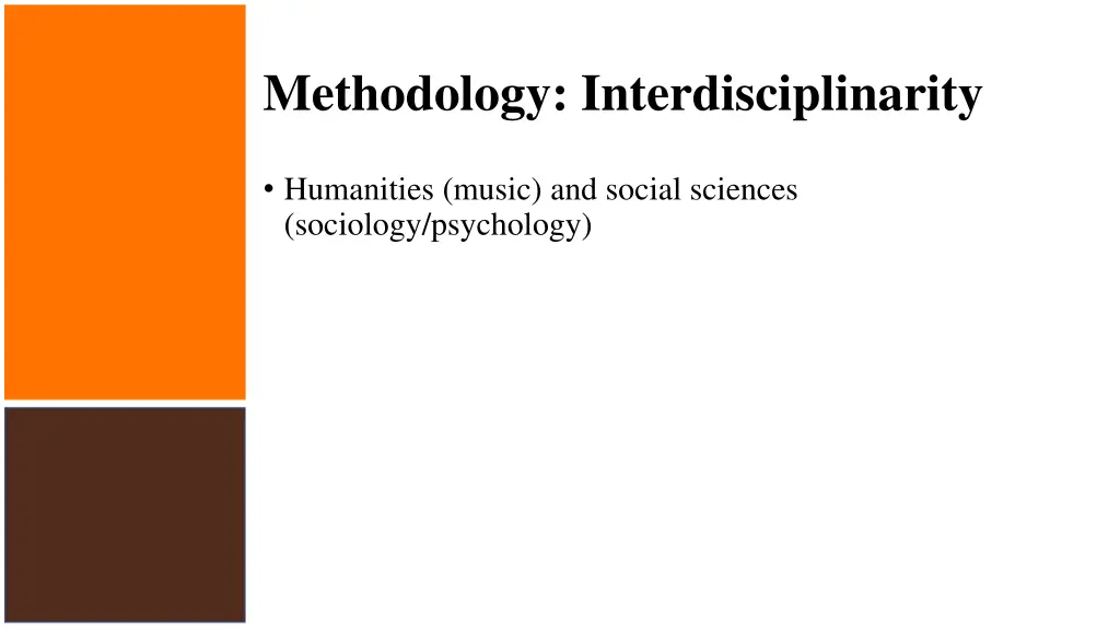 methodology interdisciplinarity