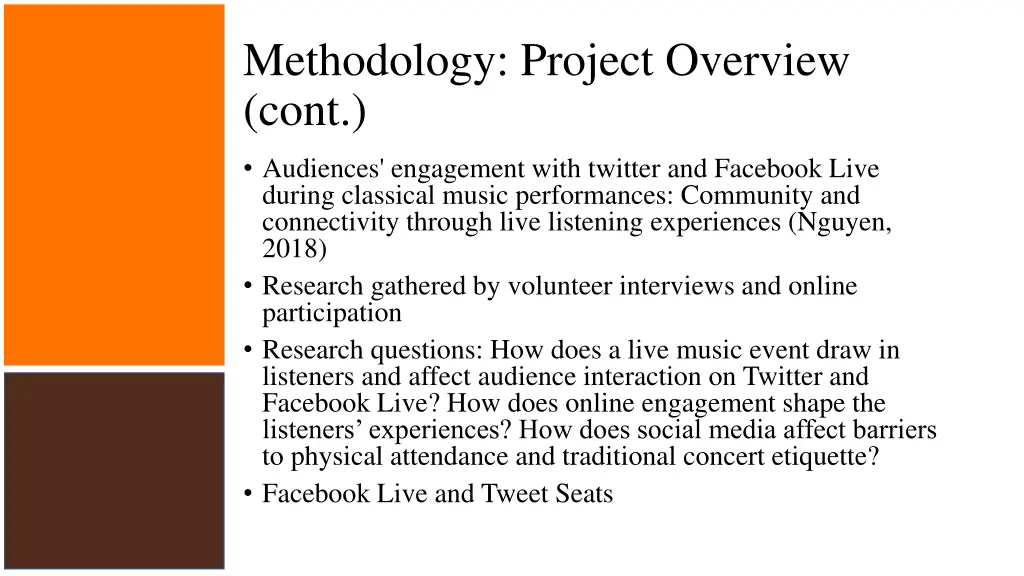 methodology project overview cont 2