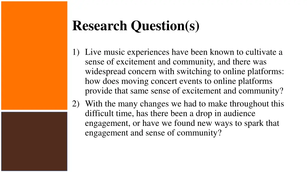 research question s