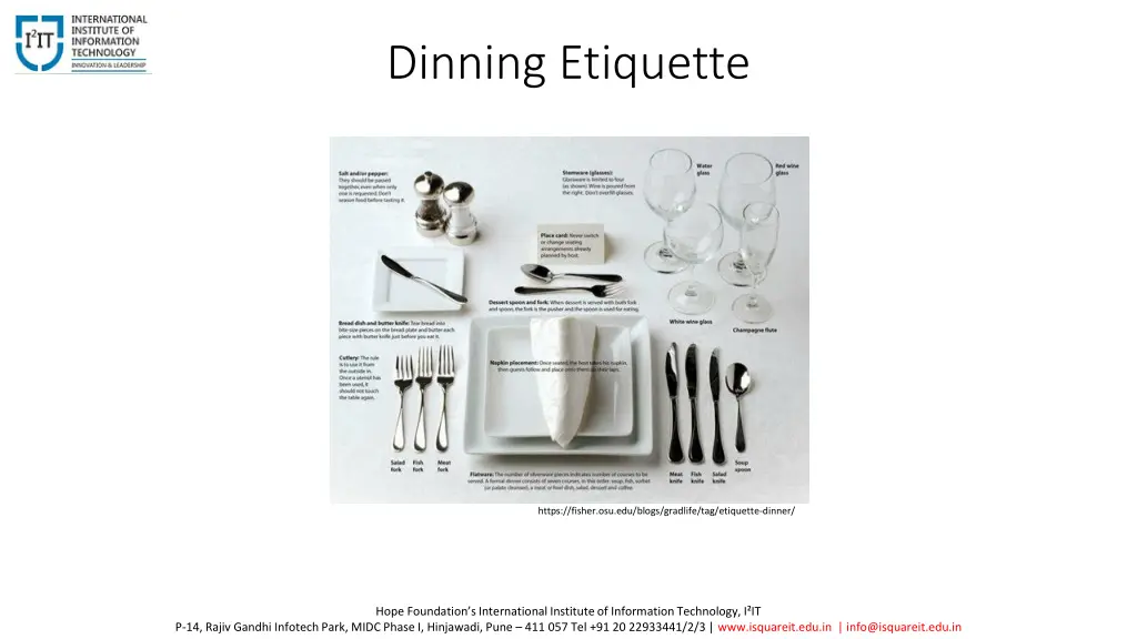 dinning etiquette 1
