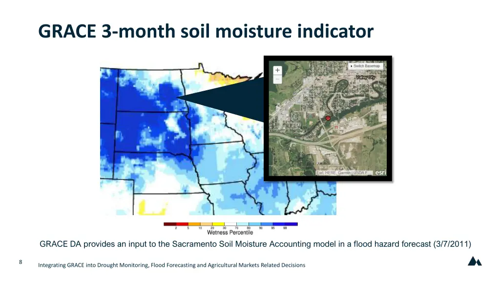 grace 3 month soil moisture indicator