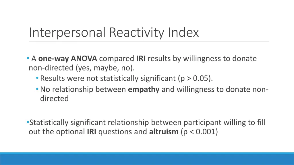 interpersonal reactivity index