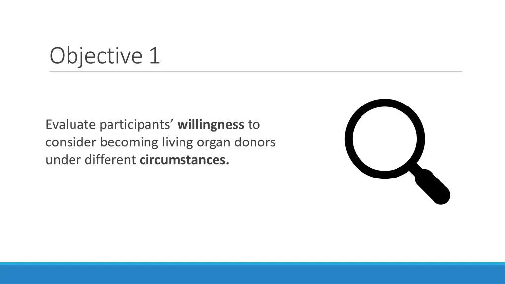 objective 1