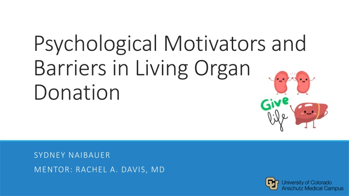 psychological motivators and barriers in living