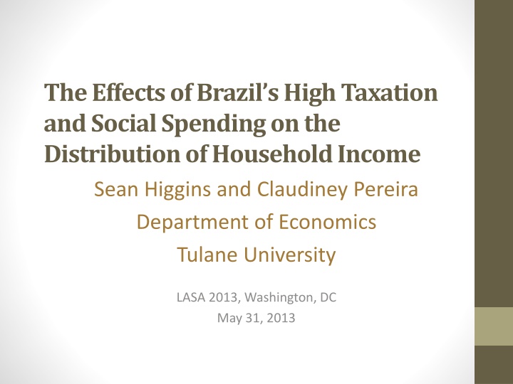 the effects of brazil s high taxation and social