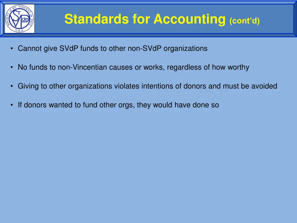 standards for accounting cont d 1