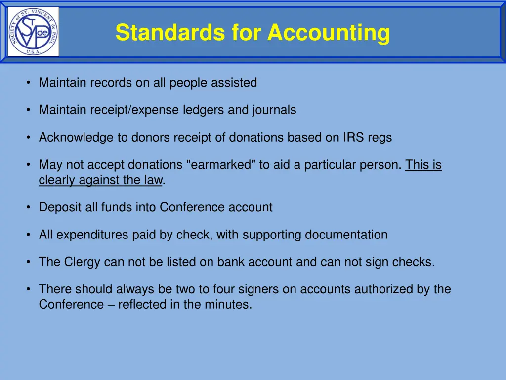 standards for accounting