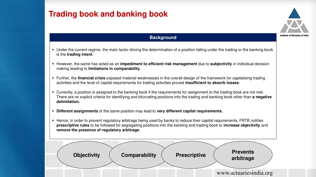 trading book and banking book 1