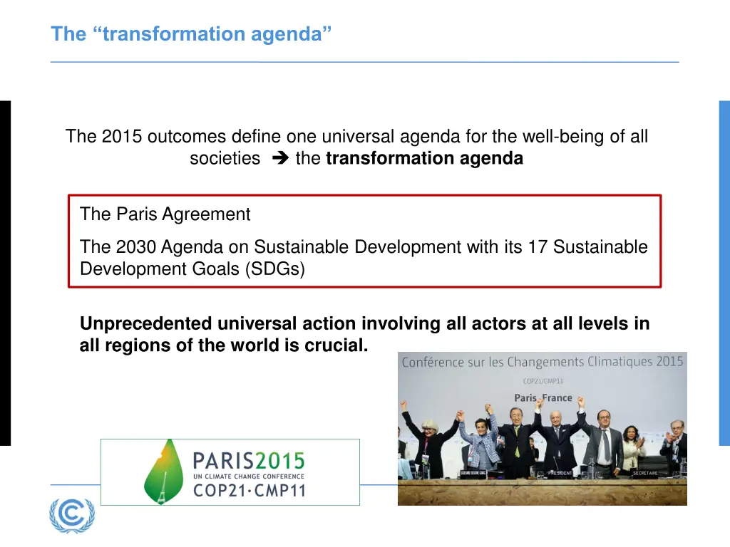 the transformation agenda
