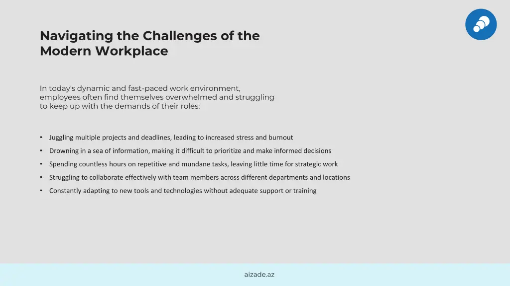 navigating the challenges of the modern workplace
