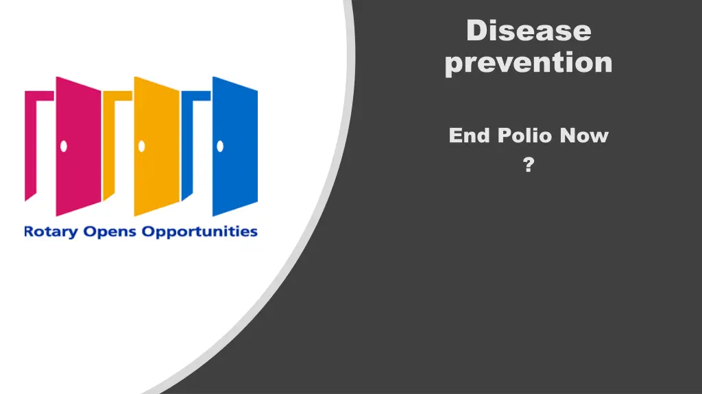 disease prevention