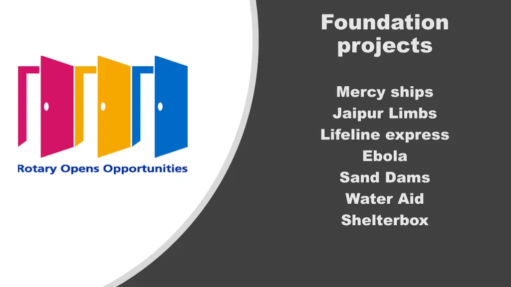 foundation projects