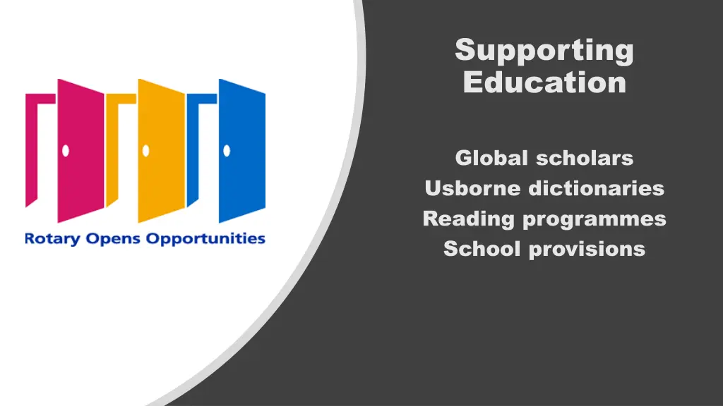 supporting education