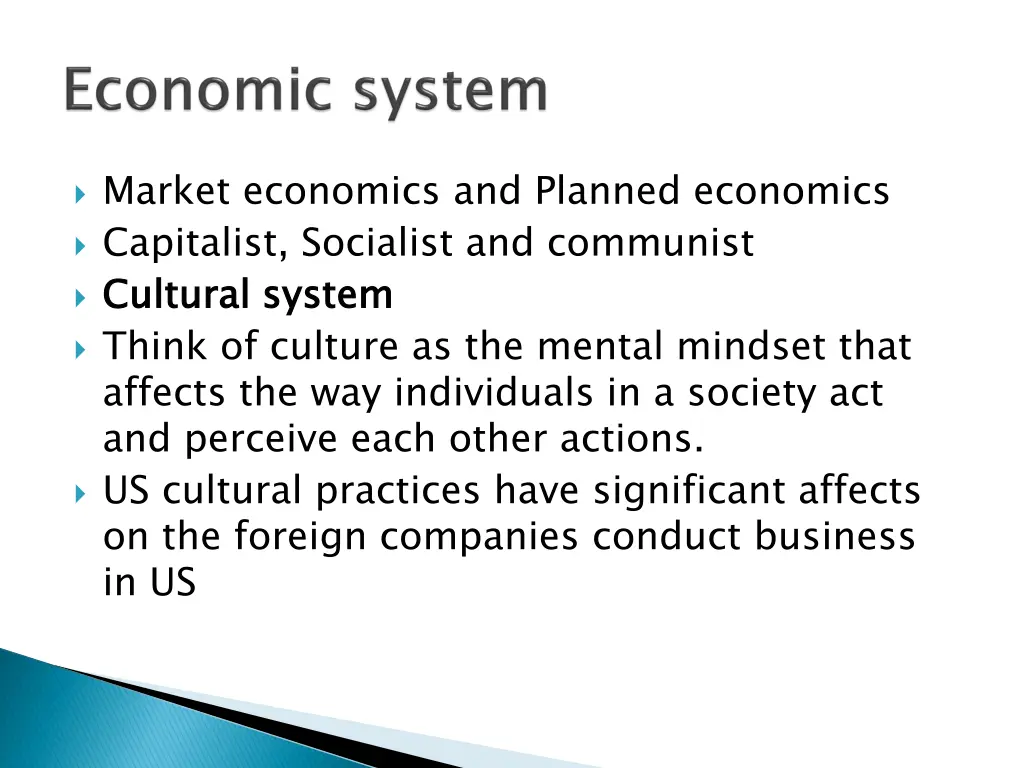 market economics and planned economics capitalist