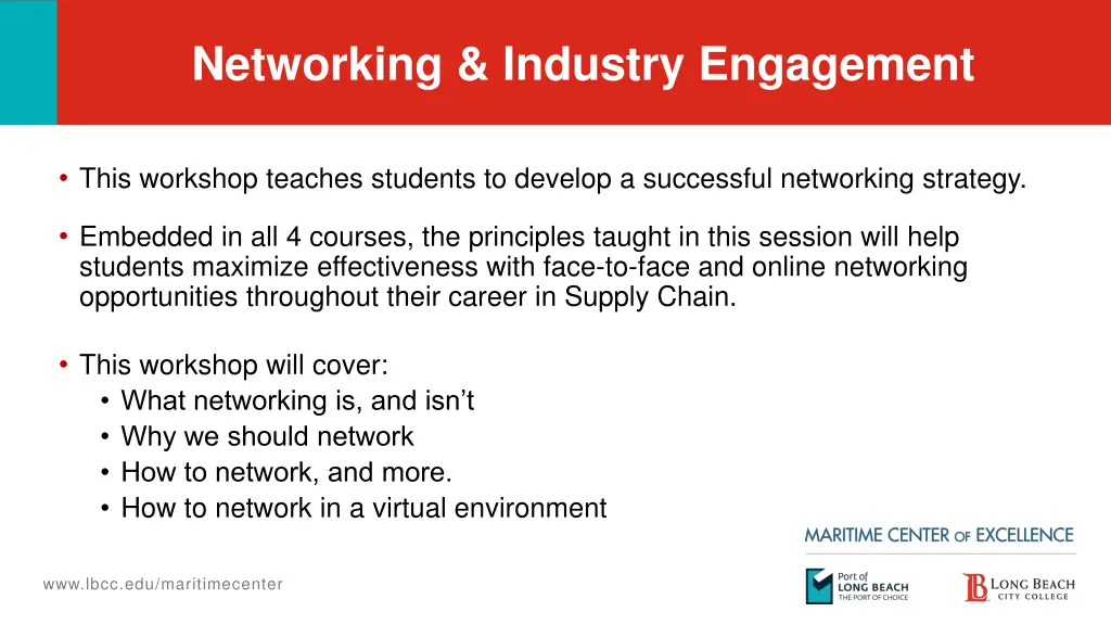 networking industry engagement