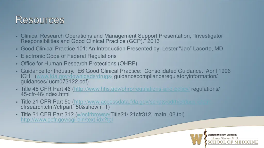 clinical research operations and management