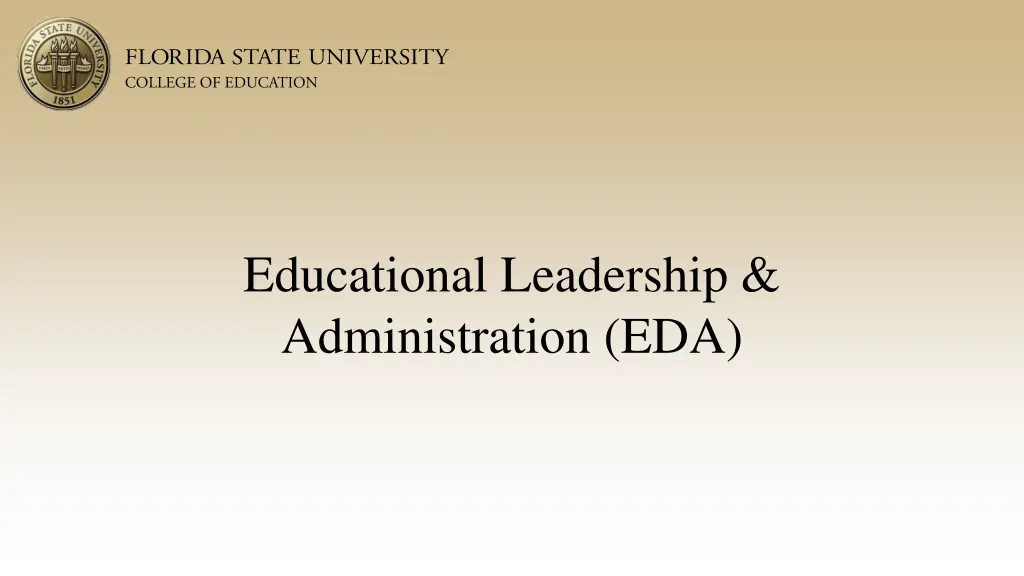 educational leadership administration eda
