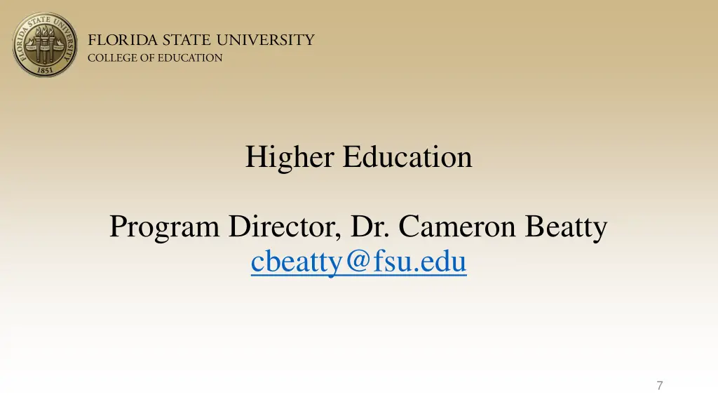 higher education