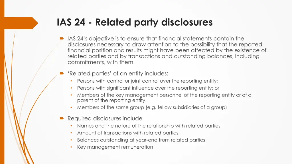 ias 24 related party disclosures
