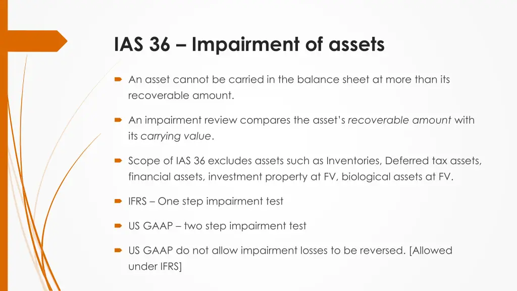 ias 36 impairment of assets