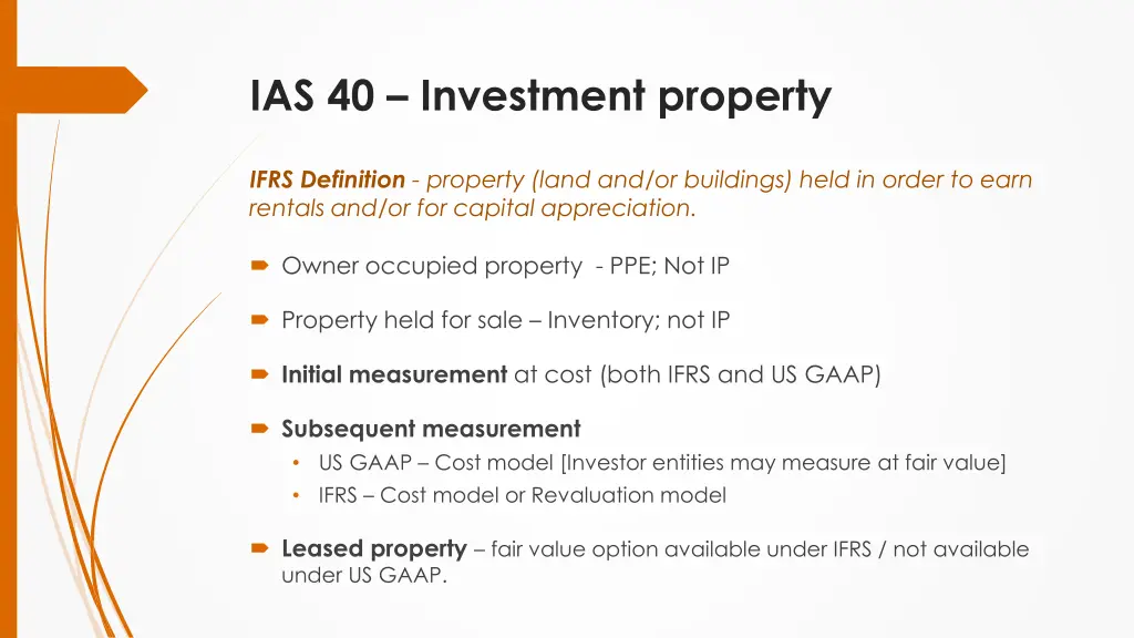 ias 40 investment property