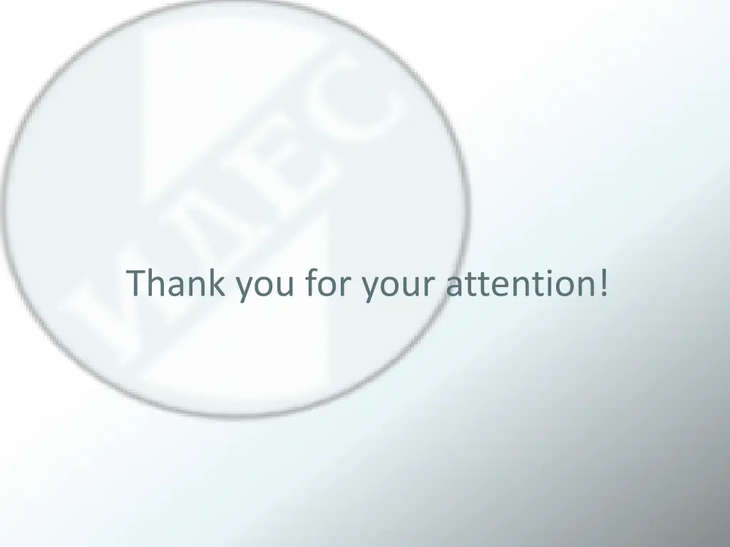 thank you for your attention