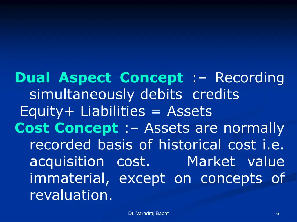 dual aspect concept recording simultaneously