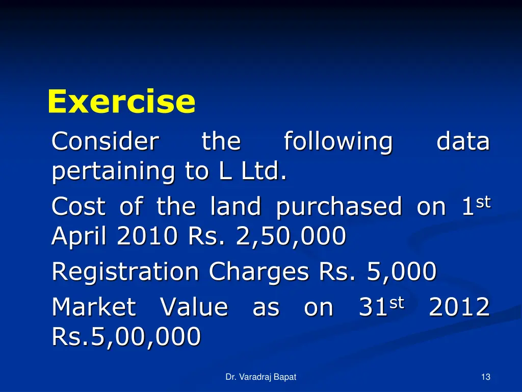 exercise consider pertaining to l ltd cost