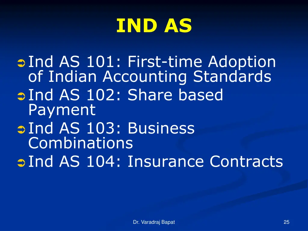 ind as 1